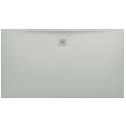 LAUFEN Pro Duschwanne H2119500770001 Marbond Ablauf lange Seite hellgrau