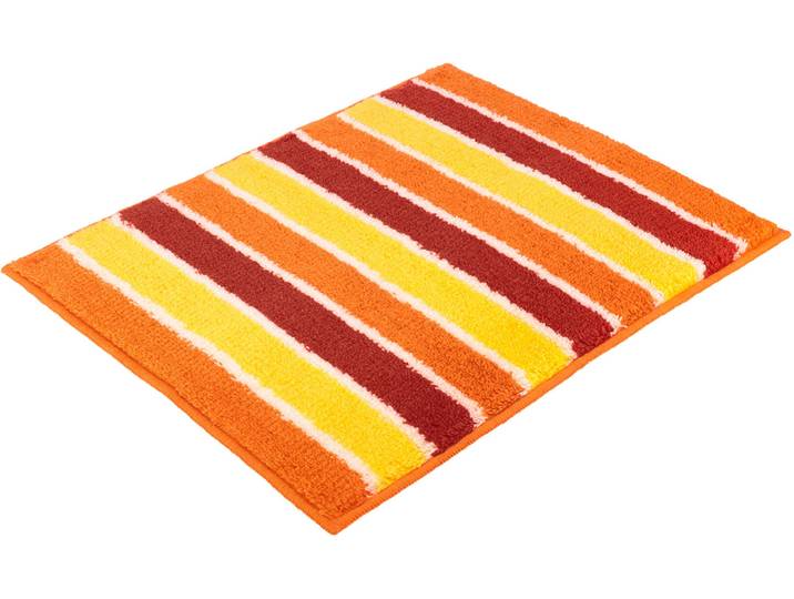 Badematte VOSSEN »Fancy« , orange, H:16mm, Polyacryl, Badematten, Badematte