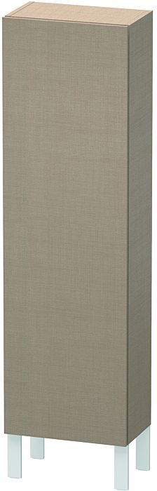 Duravit L-Cube Halbhochschrank LC1168R7575 40x24,3x132cm, Tür rechts, leinen