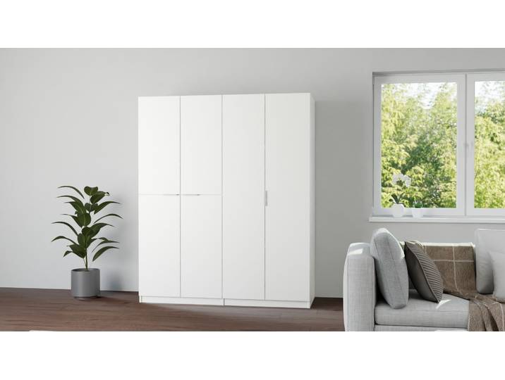 Armoire simple de rangement sur mesure Mélaminé premium Blanc alpin