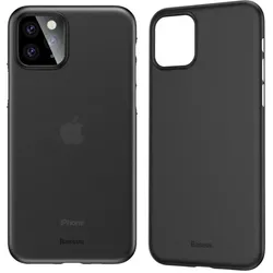Baseus Wing Series Backcover Hülle (Apple iPhone 11 Pro Max), Smartphone Hülle, Schwarz