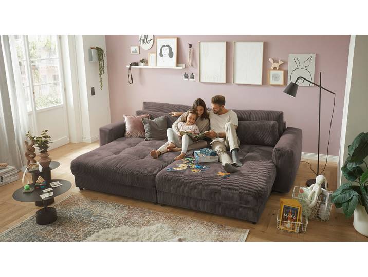 Big Sofa Barura Loveseat mit großzügiger Liegefläche