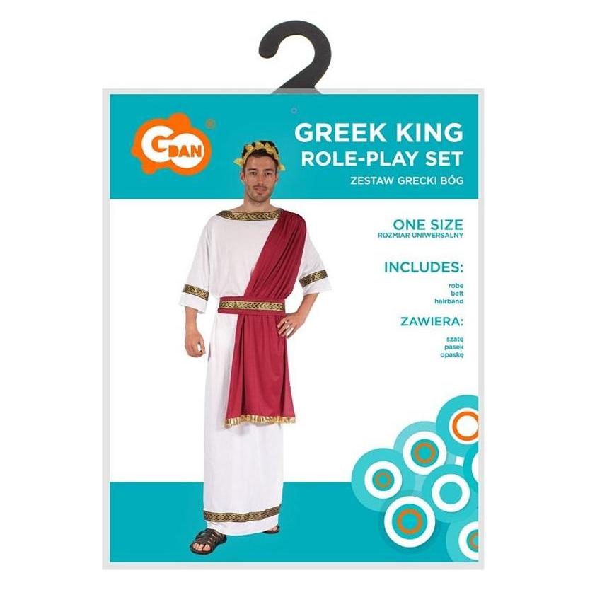 GoDan Griechischer Gott Kostüm für Erwachsene, Universalgrösse. (One Size) (58215197)