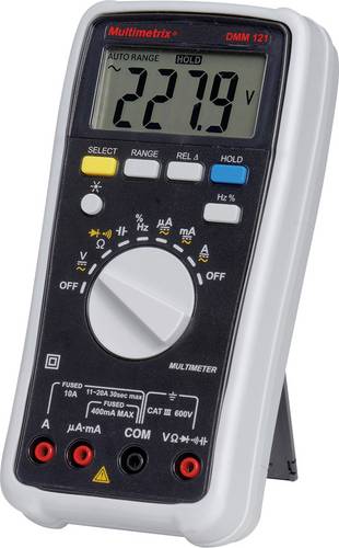 Multimetrix DMM 121 Hand-Multimeter digital CAT III 600V Anzeige (Counts): 4000