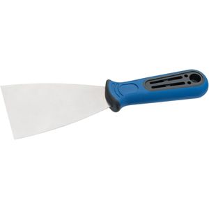Böttcher-AG Spachtel halbflexibel, Breite 75mm, Malerspachtel aus Stahl, mit Kunststoffgriff