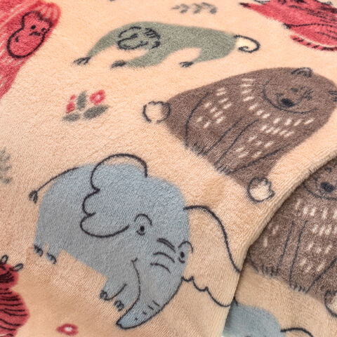 Wellness-Fleece "Wild Animal", braun-color