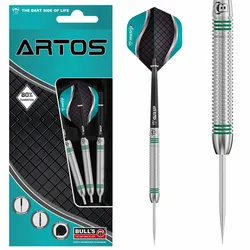 Bull's Unisex Steeldarts Artos AR1 Dartpfeile 80% Tungsten Darts-Set Anfänger 1er Pack