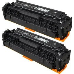 2 Kompatible Toner ersetzt HP CE410XD 305X Doppelpack schwarz