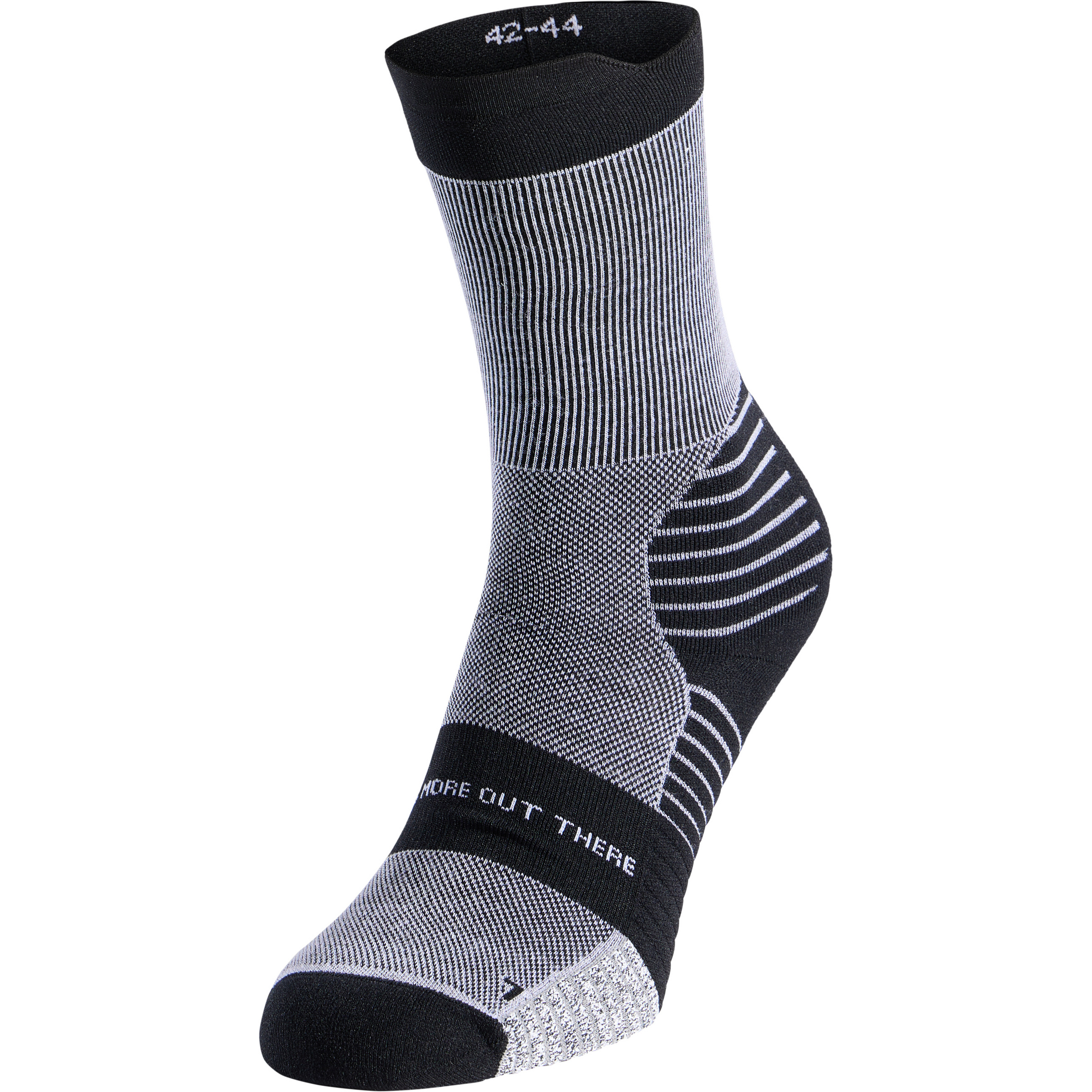 Odlo Performance Merino Trail Laufsocken grau Größe 45 Trekking Merinowolle | Lyocell (Tencel)
