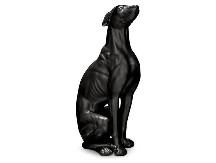 Figur Greyhound Schwarz H: 90 cm Abhika