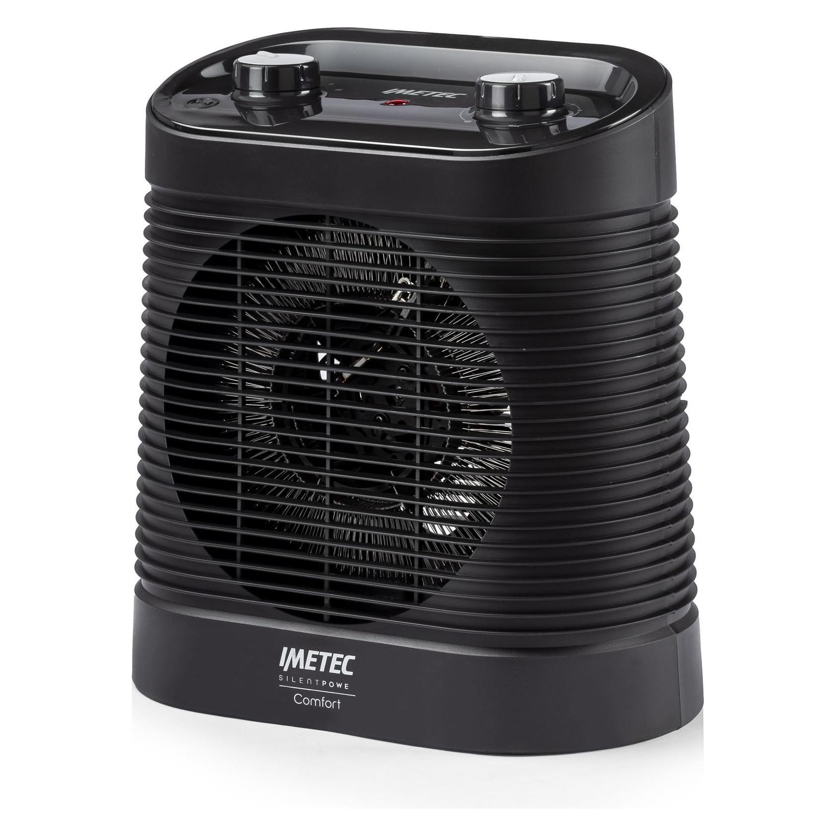 Imetec Silent Power Comfort Indoor Schwarz 2100 W Elektrische Raumheizung mit Ventilator (2100 W) (4028)