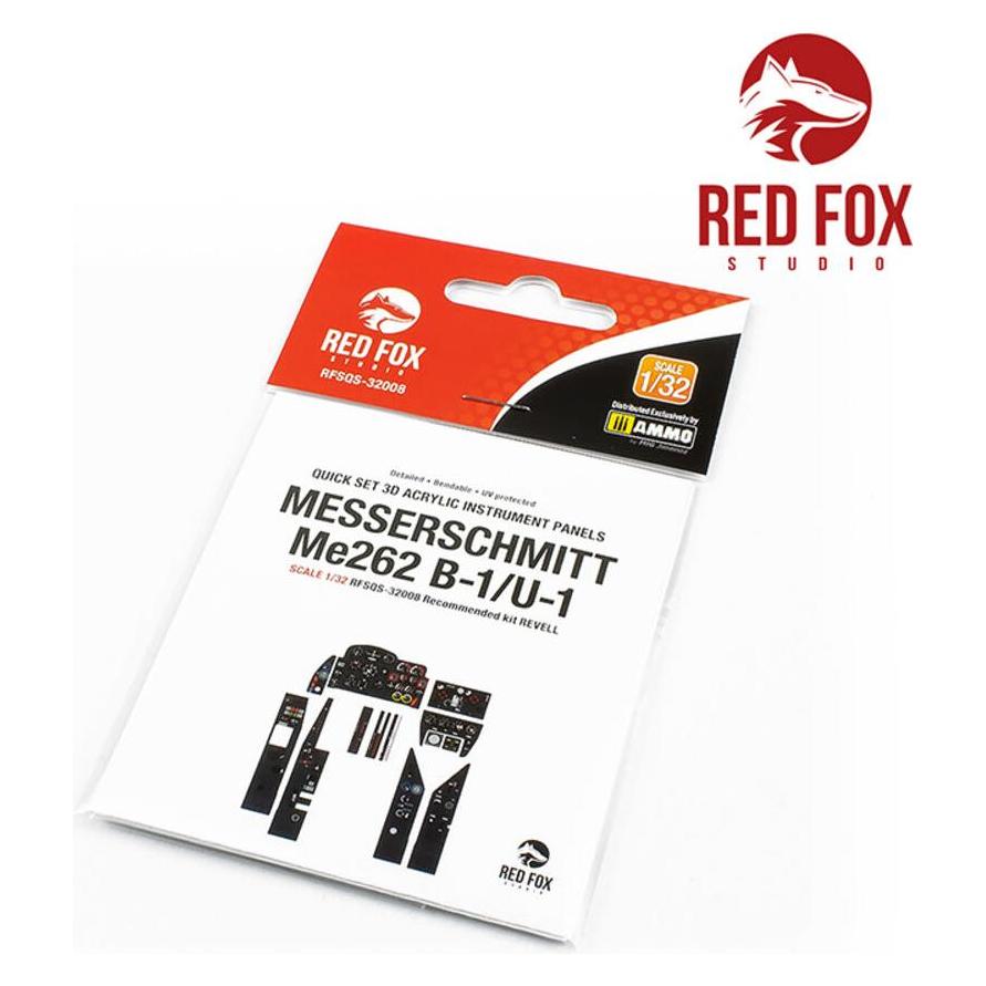 Red Fox 1/32 Messerschmitt Me262 B-1/U-1 (for Revell kit) (RFSQS-32008)