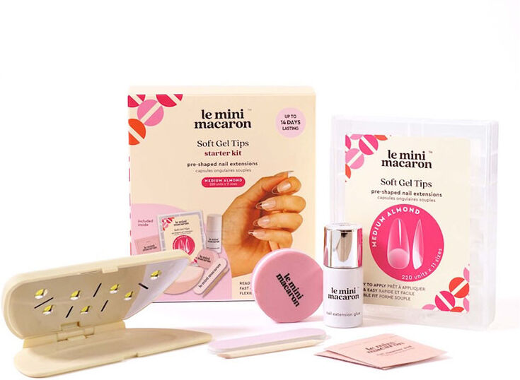 Le Mini Macaron Starter Kit - Medium Almond Faux ongles