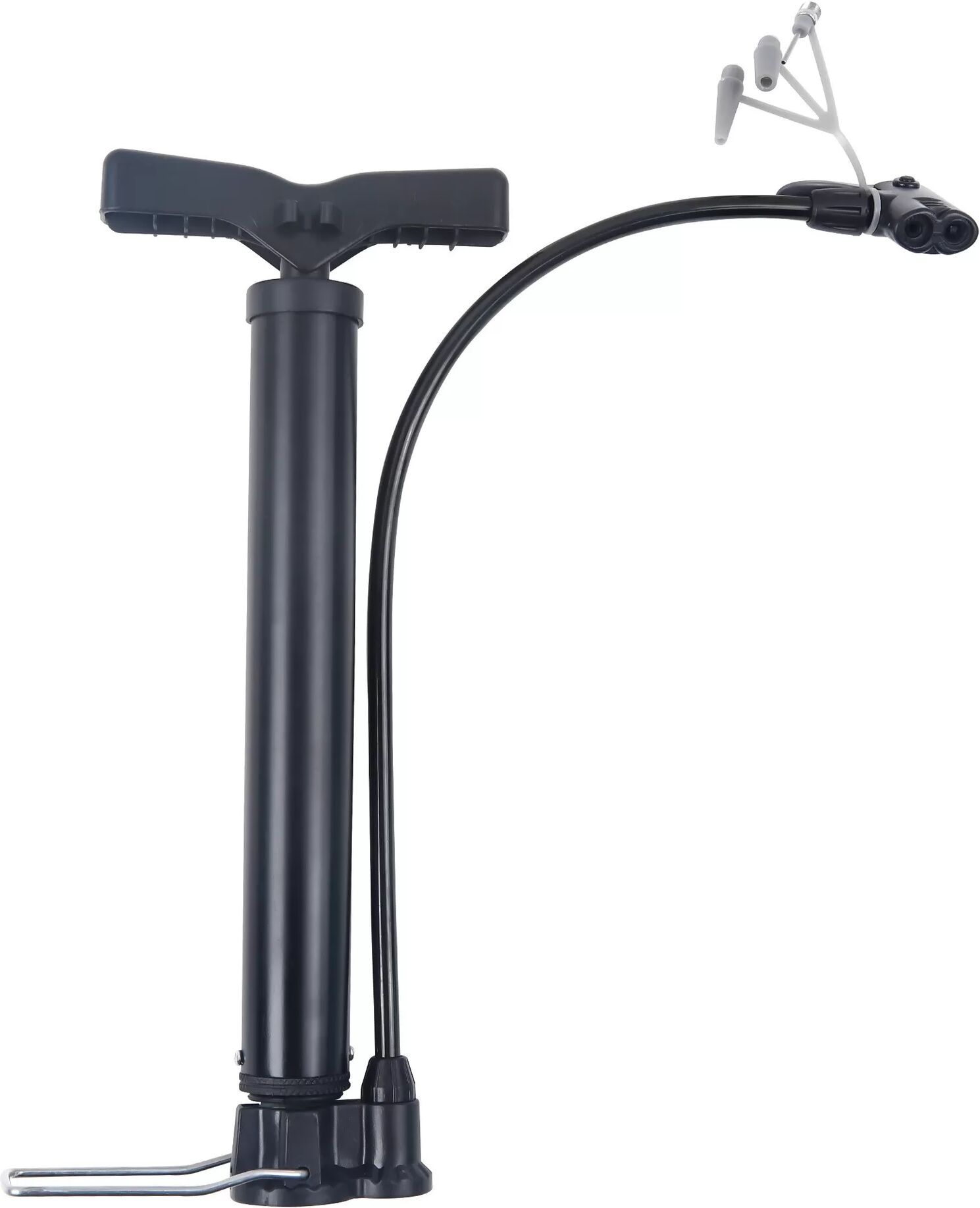 INF Tragbare Fahrradpumpe mit Manometer – bietet 150 PSI