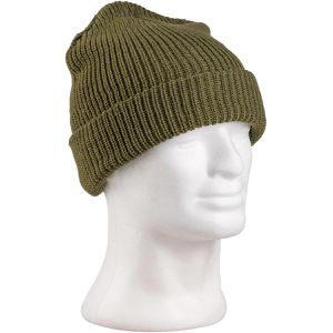 Mil-Tec Wintermütze Fliegermütze, oliv, Strickmütze, Unisex, Universalgröße