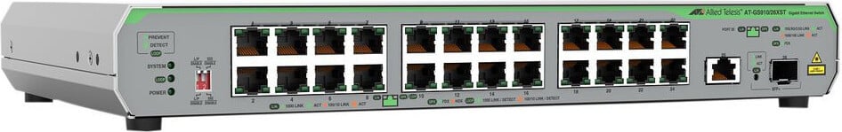Allied Telesis AT-GS910/26XST-50 Gigabit onbeheerde switch met 10G uplink
