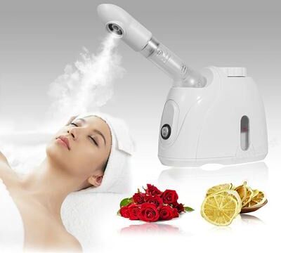 Inspired Living Radiant Mist Pro Facial Steamer Deep Pore Facial Steamer With Nano Ionic Hot Mist & Aroma Therapy eu