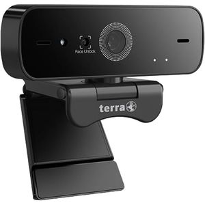 Terra Webcam Guardian 1088520, schwarz, USB-A, mit Mikrofon, Full-HD (1080p)