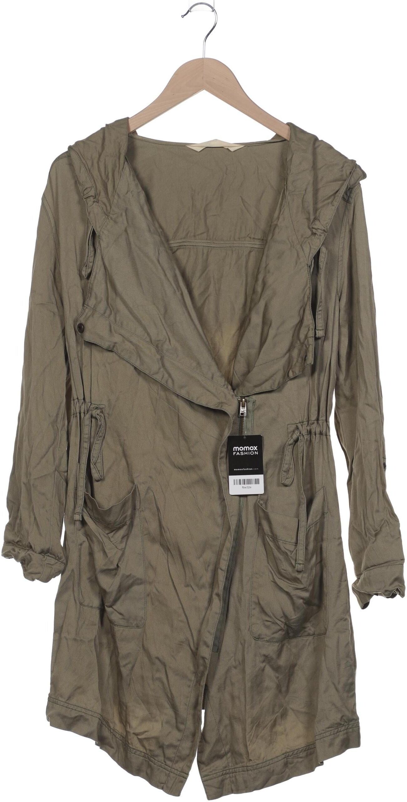 Hollister Damen Mantel, Grün, Gr. S, Viskose / Lyocell - Second Hand