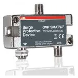 ABB OVR SMATV/F Überspannungsableiter 18,9 V, 800 mA, 860-3224 MHz, 1,5-2,2db Satelit, F-Buchse