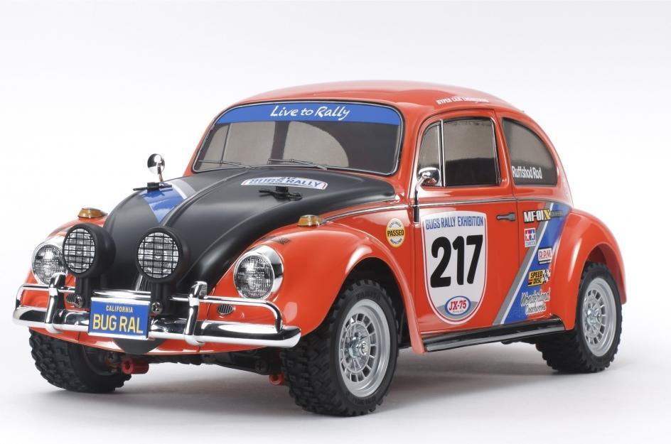 Tamiya 1:10 RC VW Kever Rally Modelbouwset MF-01X met vierwielaandrijving