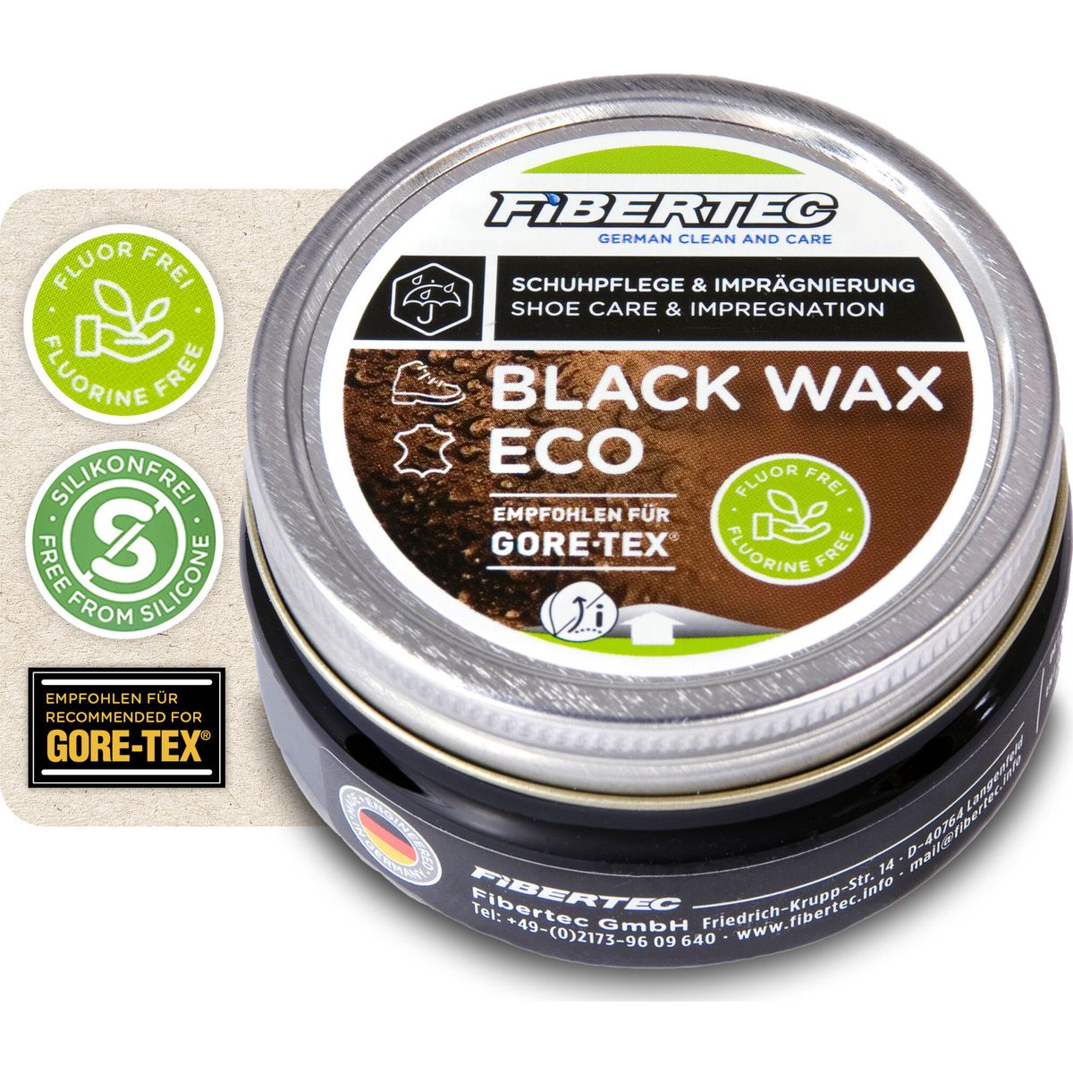 Fibertec Black Wax Eco 100ml BWE100