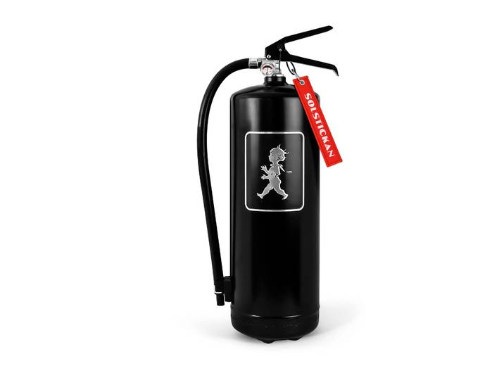 Solstickan Design Solstickan Feuerlöscher 6 kg Schwarz-Silber