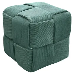Pouf URBAN Dunkelgrün, Cord