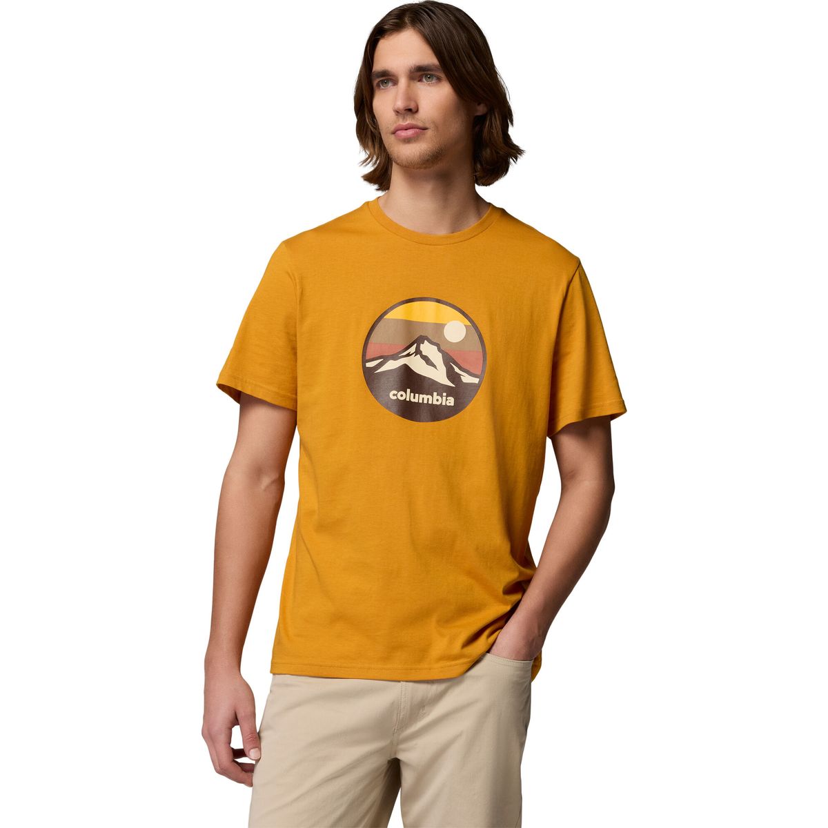 Columbia Men's CSC Seasonal Graphic T-shirt squash, retro scoped (735) L 215503-2155031-735-L