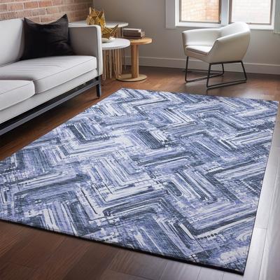 Addison Rugs Premium Washable Super Soft Blurred Chevron Mayfield Rug