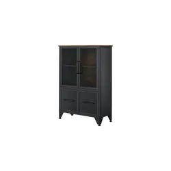 Highboard   ¦ schwarz ¦ Maße (cm): B: 70 H: 101