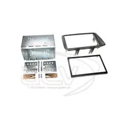 ACV 391094-12 Doppel-Din ISO Radioblende Komplettset Fiat Panda 2003--> Rubbe...