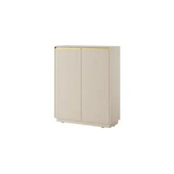 Highboard   ¦ beige ¦ Maße (cm): B: 103,5 H: 127