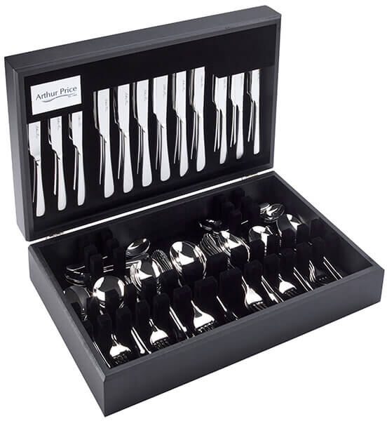 Arthur Price Signature Camelot 88 Piece 12 Person Canteen Set FREE Extra 12 Tea Spoons