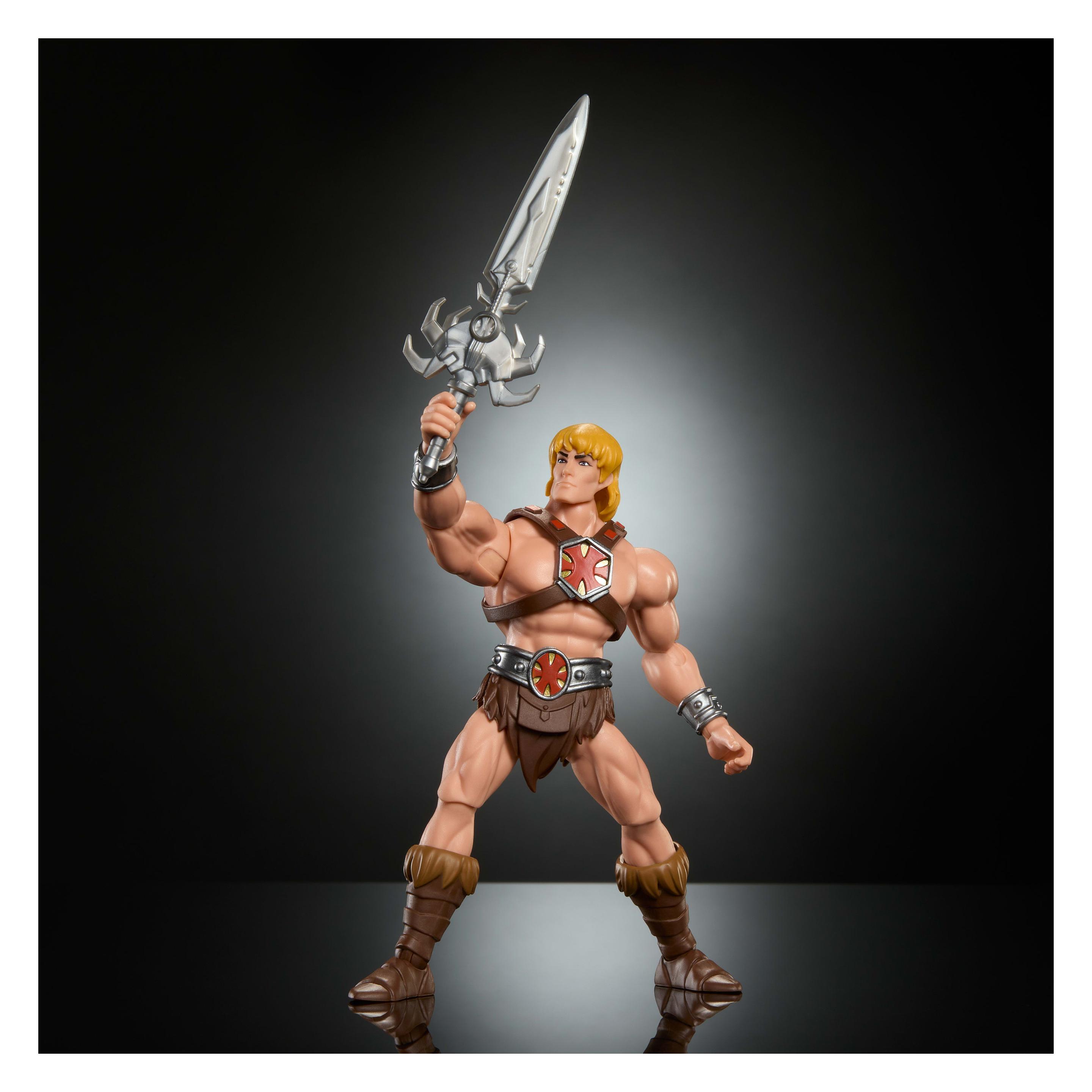 Mattel Masters of the Universe Origins Actionfigur Cartoon Collection: He-Man 14 cm (JHJ91)