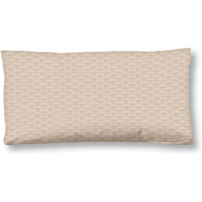 Kissenbezüge HIP "Nishell", beige (sand), B:80cm L:40cm, Mako-Satin, Satin, Kissenbezüge, Baumwolle, Mako-Satin, 40x80, 1 Stück, Reißverschluss, Sand
