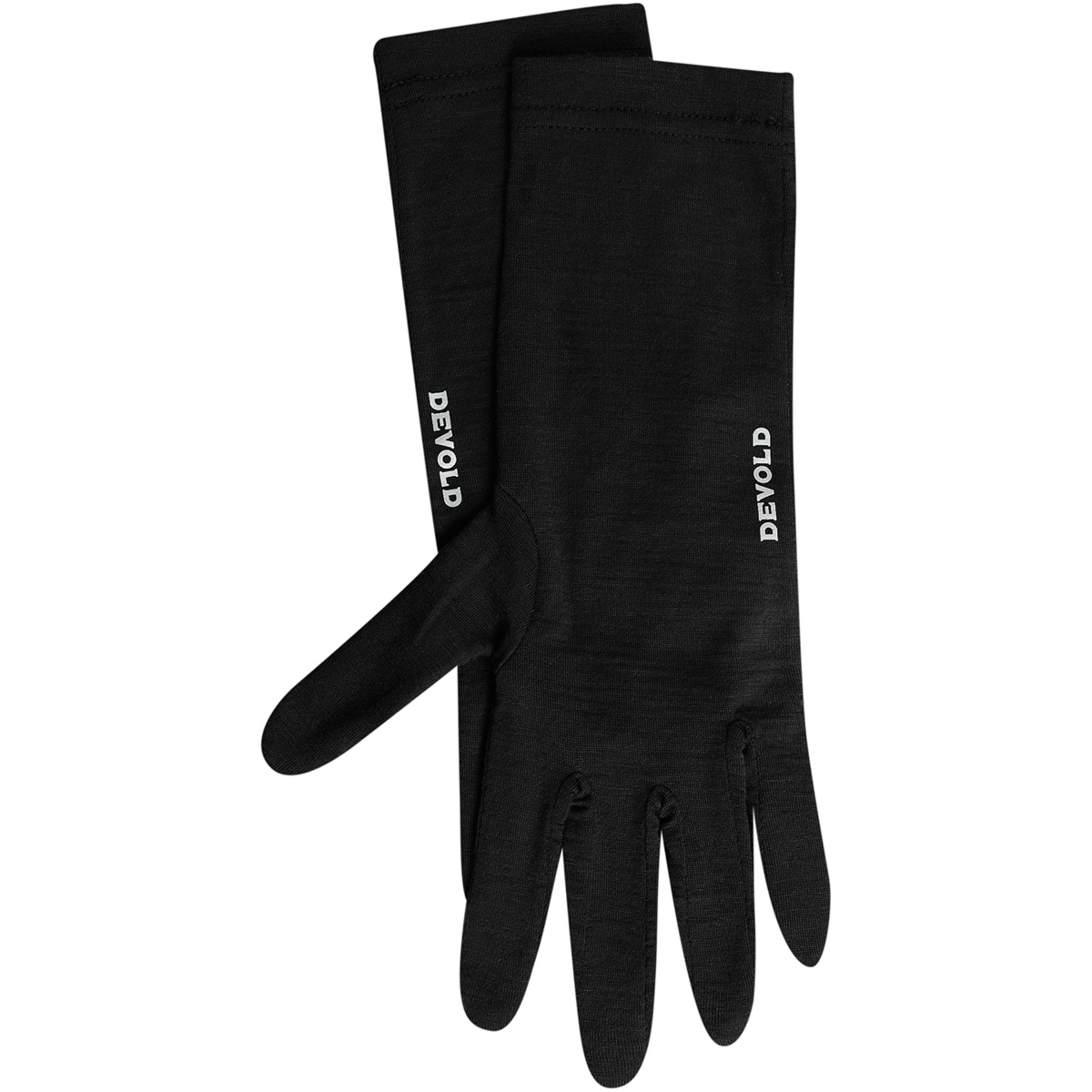 Devold Innerliner Skihandschuhe schwarz Größe XL Trekking Hautfreundlich Merinowolle
