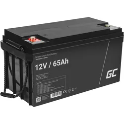 GreenCell Akumulator AGM VRLA 12V 65Ah - 65.000 mAh (1 Stk., Gerätespezifisch), Batterien + Akkus
