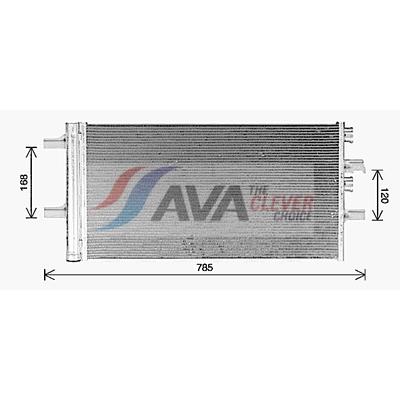AVA CLEVER CHOICE Kondensator, Klimaanlage BW5603D für MINI