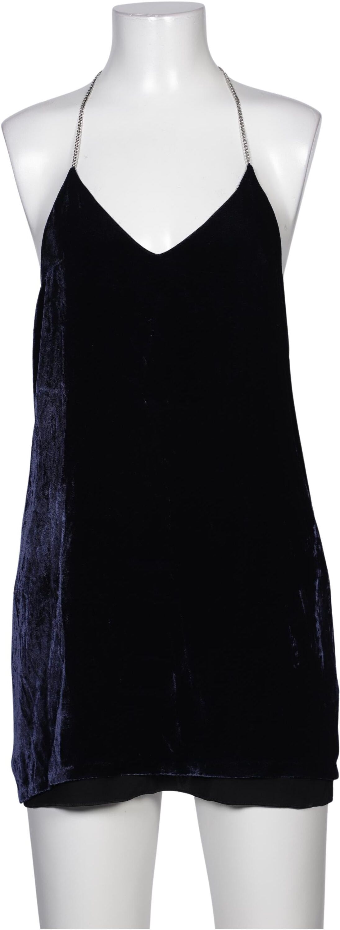 Amiri Damen Kleid, Marineblau, Gr. EU 38 (IT 44), Viskose / Seide / Elasthan - Second Hand
