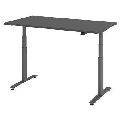 bümö Schreibtisch elektrisch Bluetooth & App XDLR Rechteck: 140 x 80 cm - Graphit Graphit