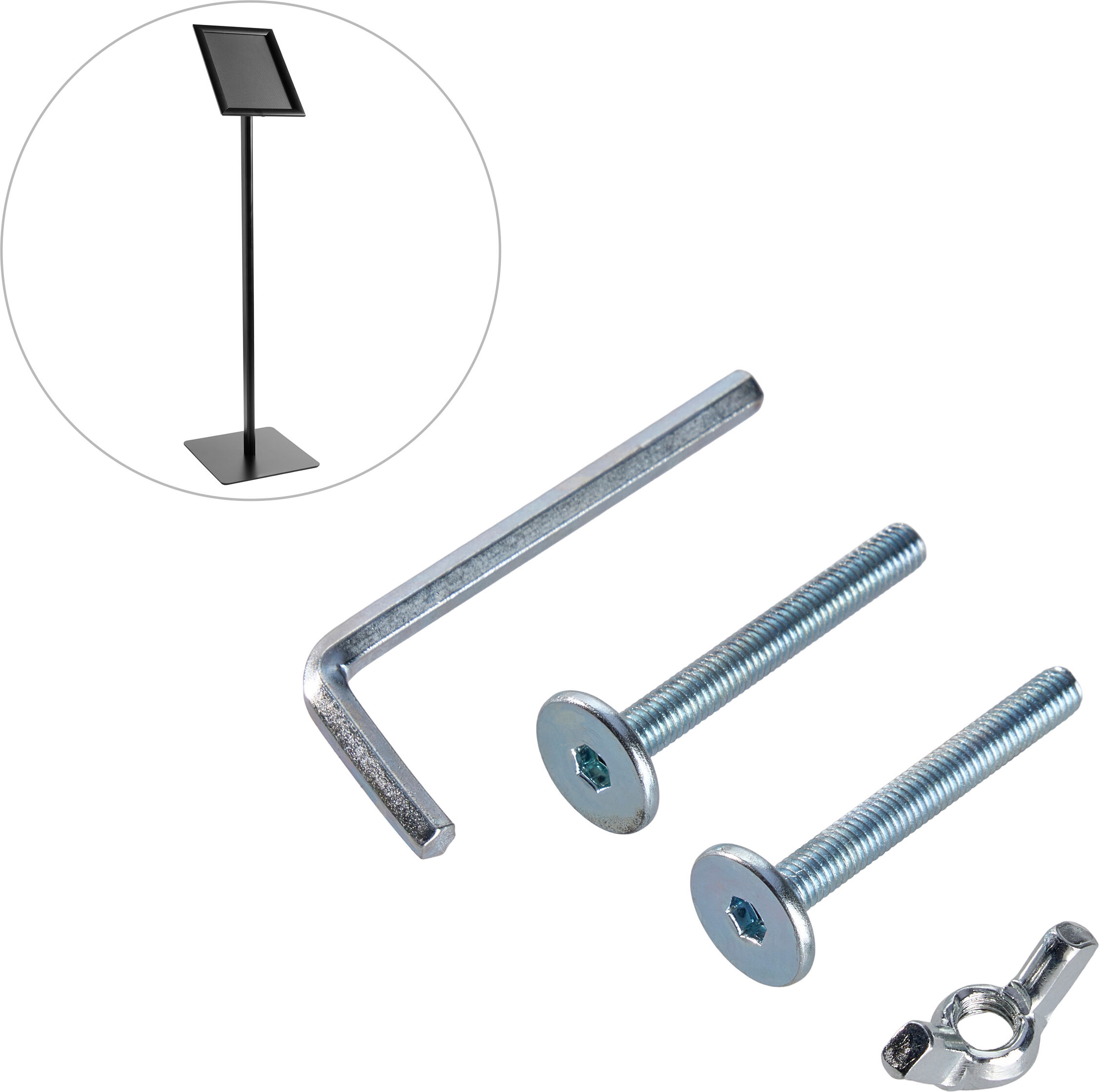 SPRINTIS Jeu de vis, kit de pièces de rechange pour le présentoir sur pied CLASSIC