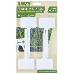 Kinzo, Pflanzen Zubehör, Pflanzenmarker 16 Stück 15cm PL (15 cm, 0.20 cm)