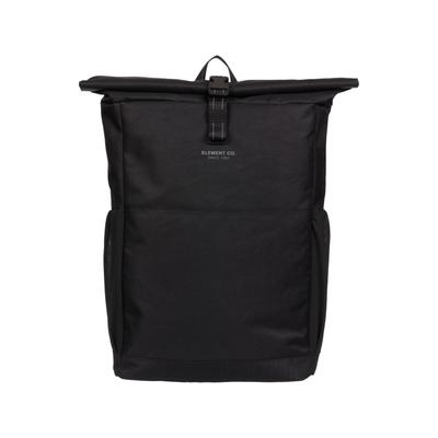 Tagesrucksack ELEMENT "Roll-Top 28-35L", Herren, schwarz (flint schwarz), Polyester, Rucksäcke