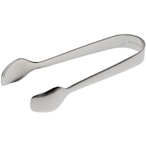 Gräwe Zuckerzange Basic, Zangenende gebogen, Edelstahl 18/10, silber poliert, 10 cm