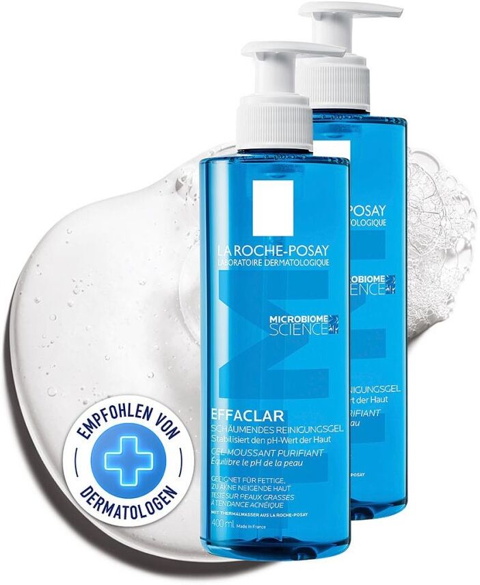 La Roche Posay Roche-posay Effaclar Schäumendes Reinigungsgel 2x400ml