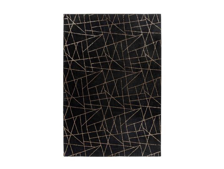 Teppich Bijou Schwarz/Goldfarben, 120x170 cm
