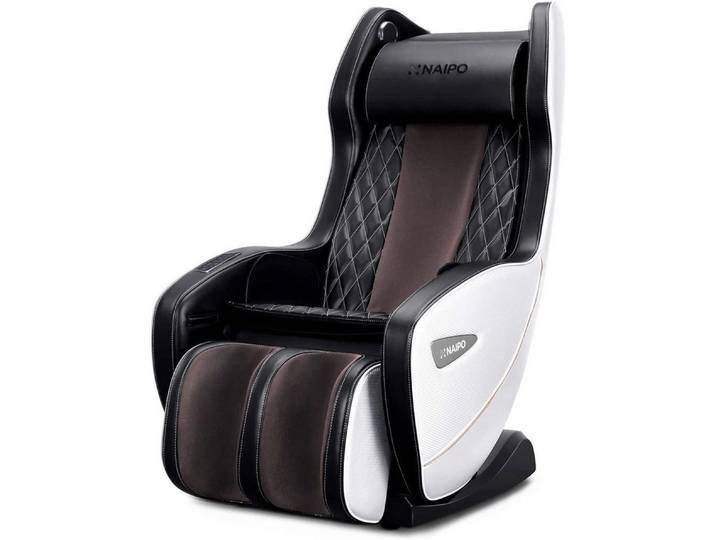 NAIPO Massagesessel, Massagestuhl mit Liegeposition, Bluetooth, Platzsparend