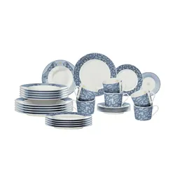 Jette Home Kombigeschirr  Jette ¦ blau ¦ Porzellan ¦ Maße (cm): B: 21 H: 25