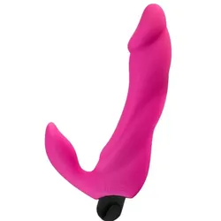 Alive, Vibrator, Bifun Pro Vibrator Dildo Rosa 14,9 cm